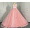 A Line Blush Pink Prom Dresses CBWD00133