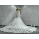 African Mermaid Wedding Dress With Long Sleeves CBWD00130