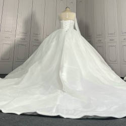 Classic Pearls Ball Gown Wedding Dresses CBWD00119