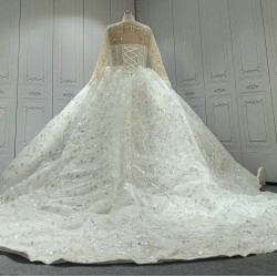 Fully Beaded Luxurious Ball Gown Wedding Dresses CBWD00112