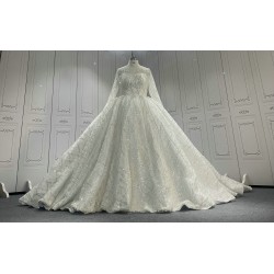 Fully Beaded Luxury Ball Gown Wedding Dresses CBWD00110