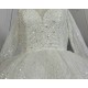 Fully Beaded Luxury Ball Gown Wedding Dresses With Long Sleeves CBWD00111