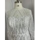 Fully Beaded Luxury Wedding Dress With Round Neck CBWD00109