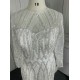 Fully Beaded Luxury Wedding Dress With Round Neck CBWD00109