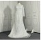 Fully Beaded Luxury Wedding Dress With Round Neck CBWD00109