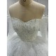 Fully Beaded Luxury Wedding Dresses With Long Sleeves CBWD00108