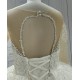 Handmade Beaded Long Sleeves Luxury Wedding Dress With Heart Back CBWD00104