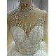 High Collar Beaded Luxury Wedding Ball Gowns