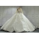 High Collar Beaded Luxury Wedding Ball Gowns