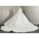 High Collar Lace Budget Ball Gown Wedding Dress CBWD00102