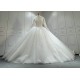 High Neck Budget Muslin Wedding Dresses Wholesale CBWD0093