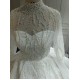 High Neck Vintage Luxury Wedding Ball Gown Dress CBWD0091