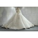 High Neck Vintage Luxury Wedding Ball Gown Dress CBWD0091