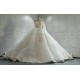 High Neck Vintage Luxury Wedding Ball Gown Dress CBWD0091