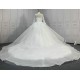 Long Sleeves Puffy Ball Gown Wedding Dresses CBWD0079