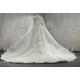 Luxurious Beaded Lace Ball Gown Wedding Dresses Custom Made CBWD0074