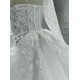 Luxury Pearl Wedding Dresses With Long Train CBWD0076