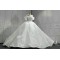 Off The Shoulder Glitter Ball Gown Wedding Dress CBWD0063