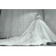 Off The Shoulder Luxury Ball Gown Wedding Dress CBWD0053