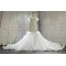 Off The Shoulder Pearl Ruffled Mermaid Wedding Dresses CBWD0050