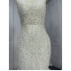 Pearls Lace Mermaid Wedding Dresses CBWD0042