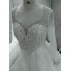 Round Neck Beaded Luxury African Wedding Dresses CBWD0039