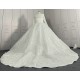 Round Neck Long Sleeve Beaded Luxury Wedding Dresses CBWD0037