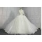 Round Neck Long Sleeves Beaded Luxury Ball Gowns For Bride CBWD0034