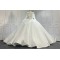 Round Neck Long Sleeves Elegant Wedding Ball Gown CBWD0033