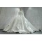 Round Neck Satin Ball Gown Wedding Dress 2023 CBWD0029