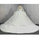 Round Neck Shawl Skirt Lace Ball Gown Wedding Dress CBWD0028