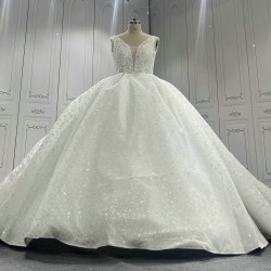 Sleeveless Luxury Ball Gown Wedding Dresses CBWD0019