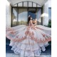 Ball Gown Rose Gold Quince Dress Girls Sweetheart Neck Women 2024 Ball Gown