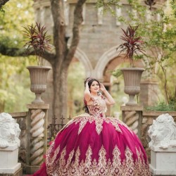 Burgundy Quince Dress Sweetheart Neck Girls Sweet 16 Dresses With Bow