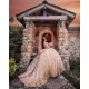 Champagne Quince Dress 2024 Off Shoulder Vestidos De 15 Anos With Bow