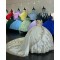 Fringe Sleeve Champagne Quinceanera Dresses Sweetheart Neck 15 Dress With Bow