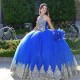 Halter Neck Blue Quince Dresses Sleeveless 15 Dress