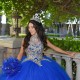 Halter Neck Blue Quince Dresses Sleeveless 15 Dress