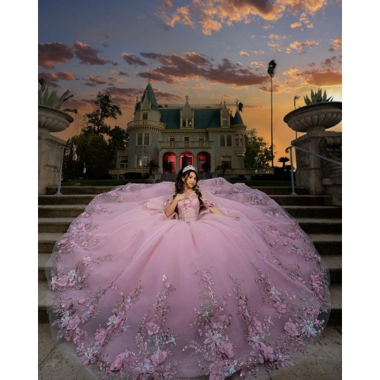 Instagram Dresses Lilac Quince Dress Off Shoulder Vestidos De XV Anos With 3D Flowers