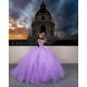 Instagram Gowns Lilac Quince Dress Girl Off Shoulder Vestidos De 15 Anos