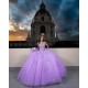 Instagram Gowns Lilac Quince Dress Girl Off Shoulder Vestidos De 15 Anos