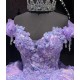 Lilac Quinceanera Dress Off Shoulder Sweetheart Neck Birthday Party Dresses