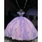 Lilac Quinceanera Dress Off Shoulder Sweetheart Neck Birthday Party Dresses