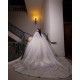 Long Sleeve Champagne Quinceanera Dress 2024 Dresses