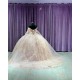 Long Sleeve Light Pink 15 Dresses V Neck Ball Gown Quince Dress