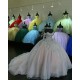 Long Sleeve Pink Purple Quinceanera Dresses Sweetheart Neck 15 Dress