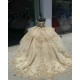 Of The Shoulder Champagne Quinceanera Dress 15 Dresses