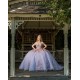 Off Shoulder 2024 Princess Dresses Lilac Quinceanera Dress With Bow