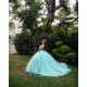 Off Shoulder Aqua Quince Dresses Sweetheart Neck 15 Dress