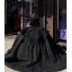 Off Shoulder Black Vestidos De 15 Anos Sweet 15 Gowns Quinceanera Dress